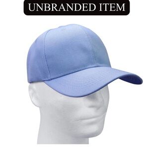 HAT: Sky Blue Baseball Cap w/Adjustable Strap, NIP